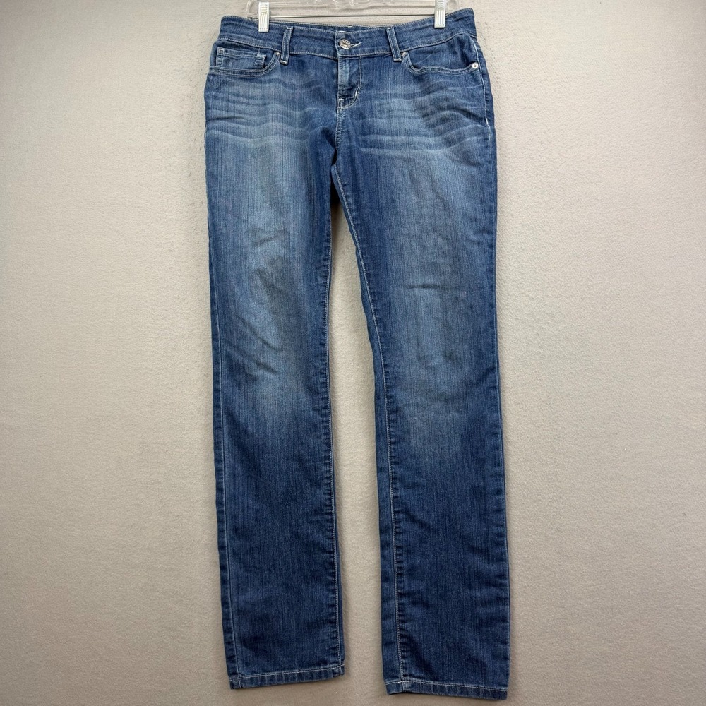 Guess‎ Premium Rise Skinny Jeans Women 33* Blue Stretch Medium Wash Denim Y2K